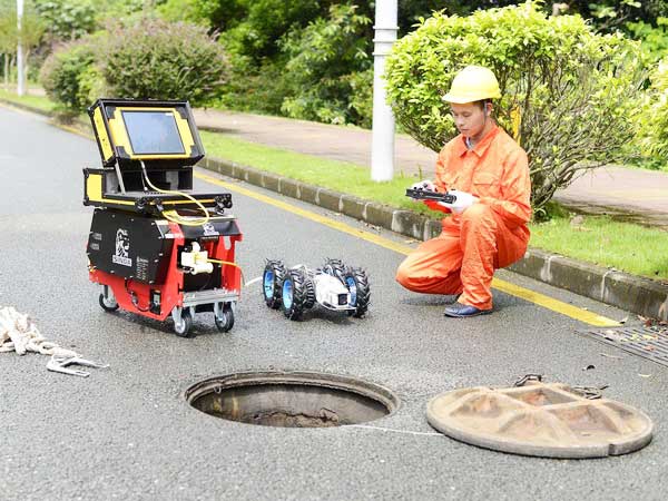 金川管道机器人检测